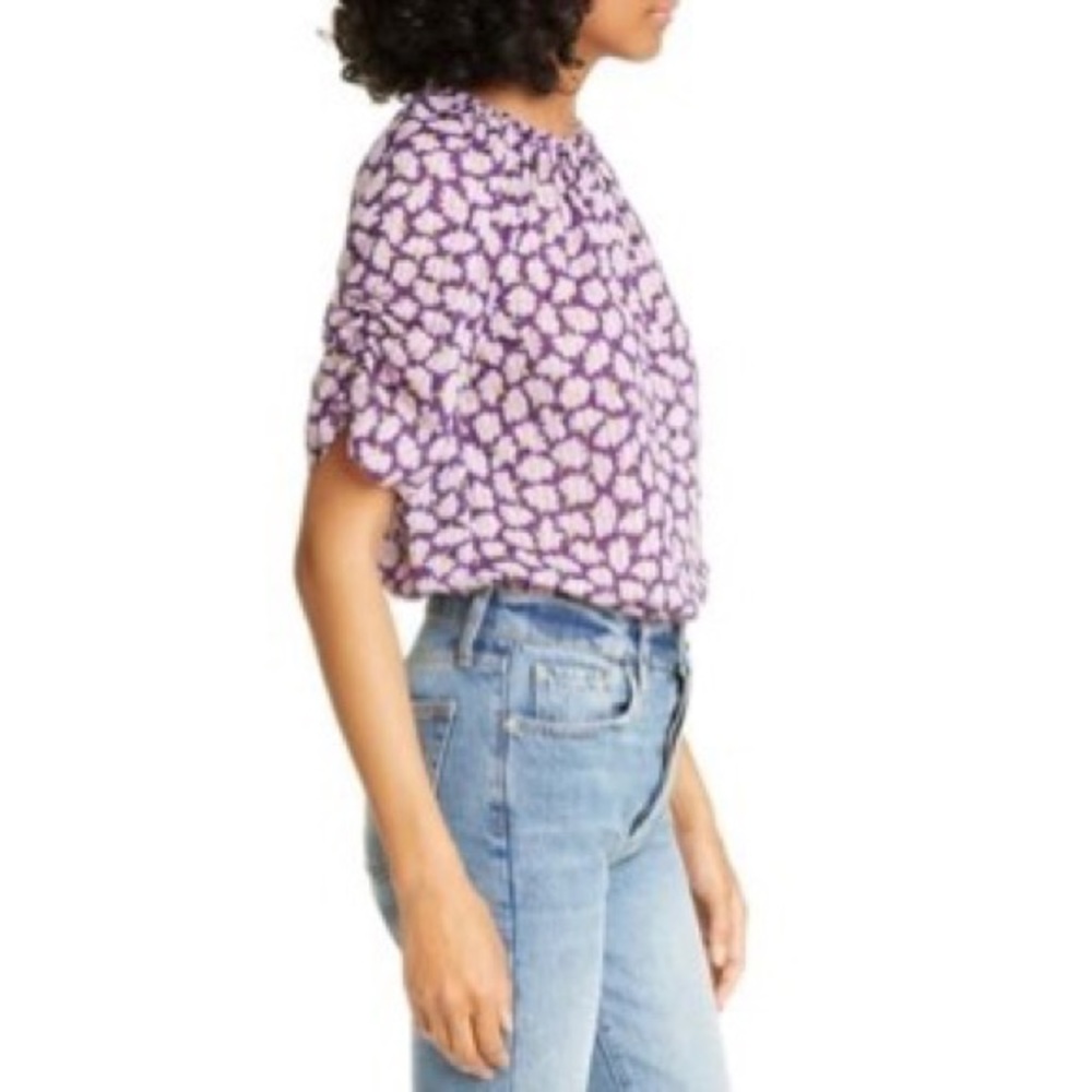 new Kate Spade ♤ Tie Back Top ♤ Pansy Sunny Bloom - Picture 12 of 16